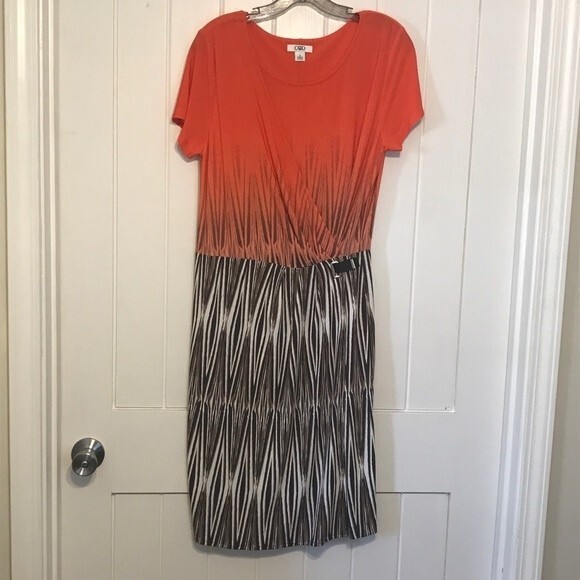 Cato V Neck Wrap Dress - Picture 3 of 7